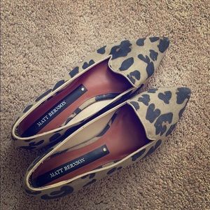 Matt Bernson Leopard Flats size 8